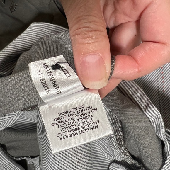 Peter Millar Crown Sport Pants Men 40x32 (Fits 40x31) Gray EB50 Performance Golf - Picture 3 of 11